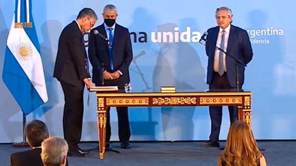 La ceremonia se realizó en la Casa Rosada