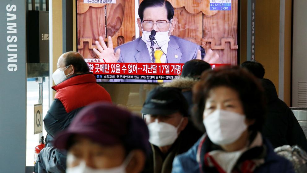 Corea del Sur registró un récord de casos