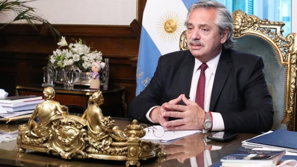 Alberto aseguró que se espera para el año próximo "una economía pujante"