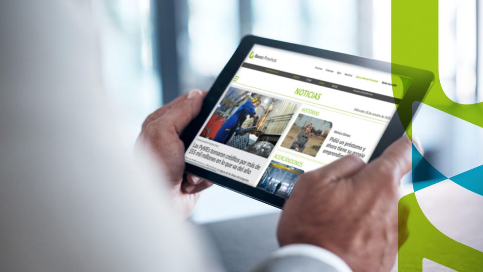 Lanzan un portal de noticias del Banco Provincia