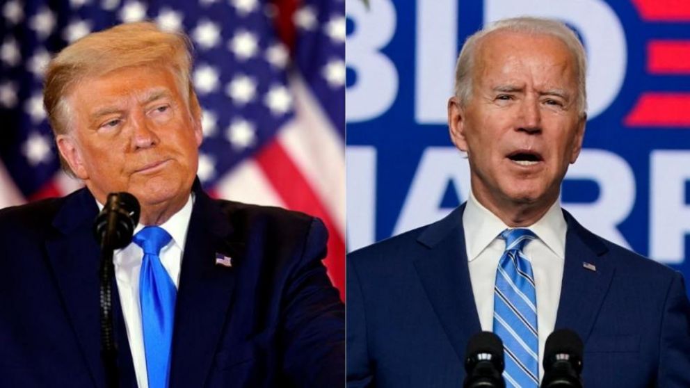 Trump interpone recursos judiciales ante una inminente victoria de Biden