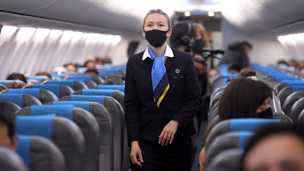 Los vuelos regulares de Aerolíneas Argentinas se reanudaron el último jueves