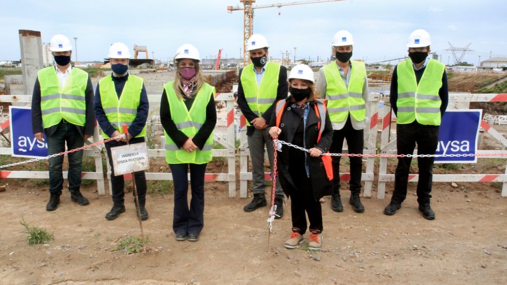 Avanzan las obras del "sistema Riachuelo" para saneamiento de agua