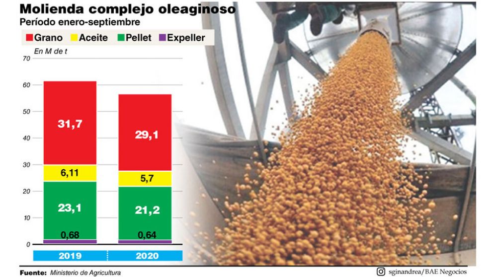 Sin herramientas para asegurar precios, cae la actividad del complejo soja