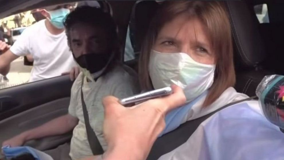 Maximiliano Guerra estuvo presente junto a Patricia Bullrich en la marcha