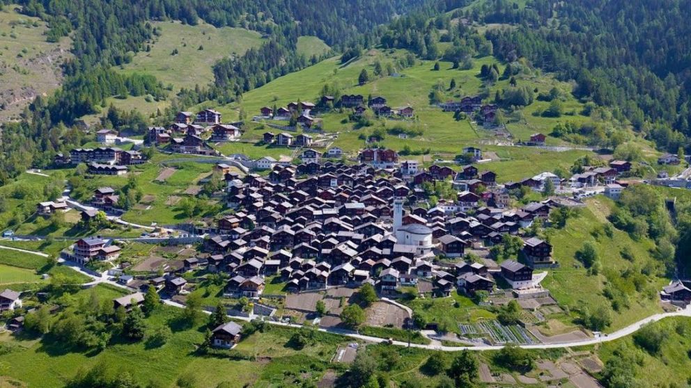 Albinen tiene apenas 254 habitantes