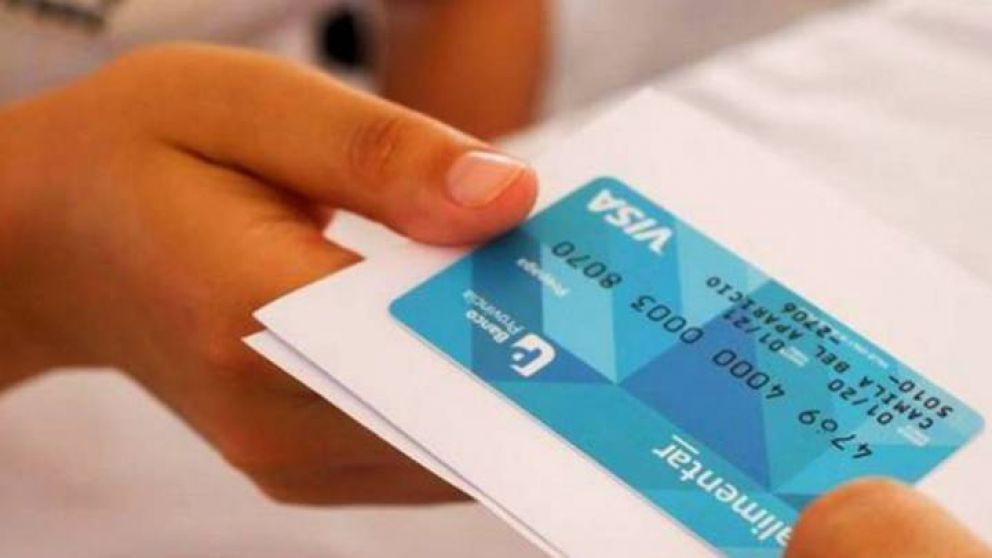 La Tarjeta Alimentar la cobran familias con hijos menores de 17 a�os