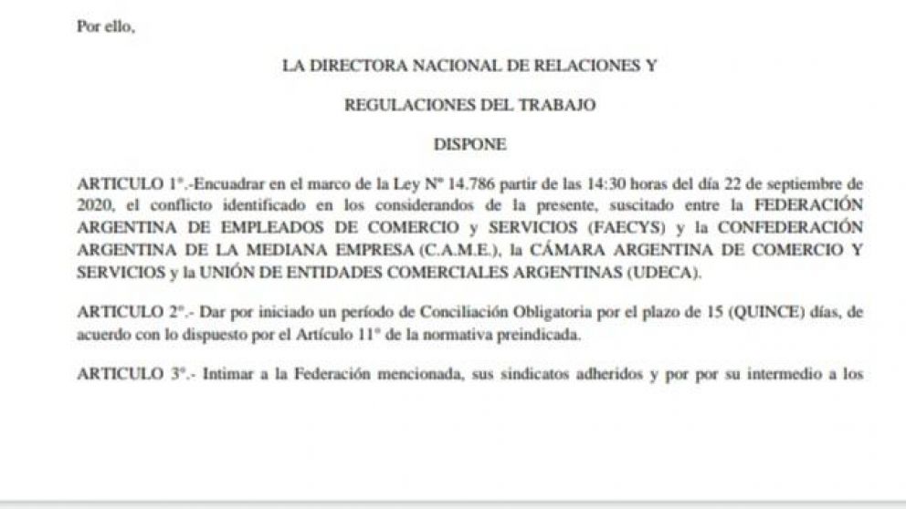 La decisión de la cartera laboral abre un nuevo paréntesis en la puja mercantil