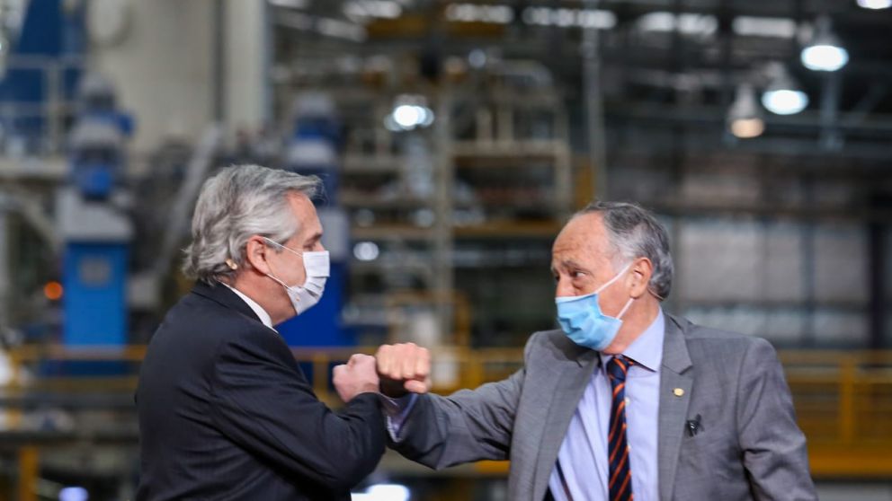 El Presidente selló su alianza productiva con la industria