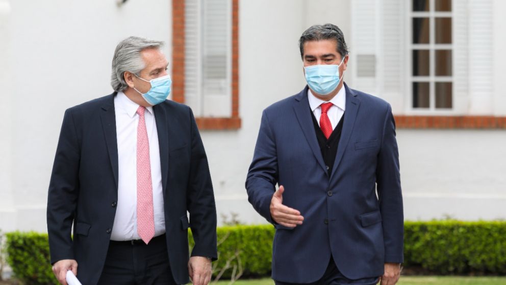 Fernández recibió a Capitanich en la quinta de Olivos