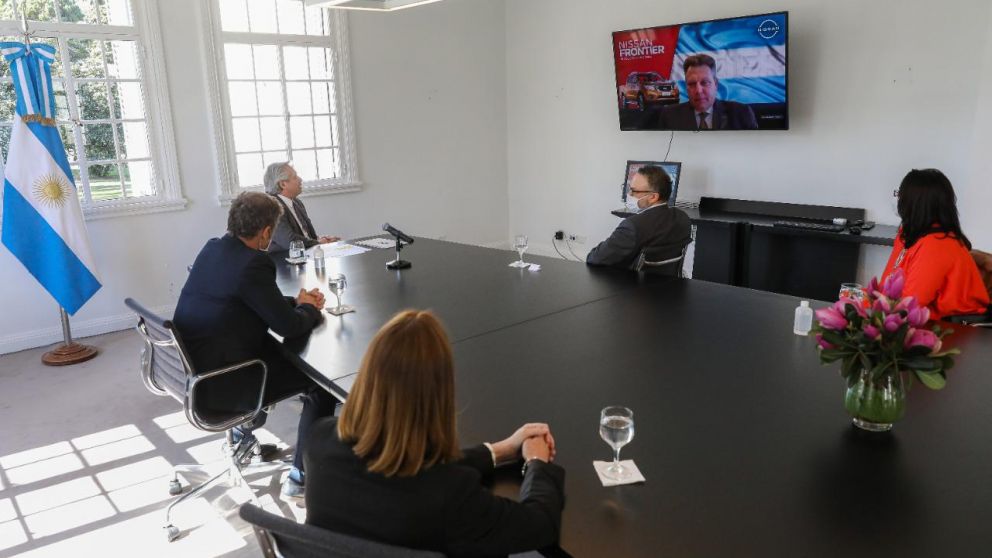 El anuncio al Presidente fue a través de una videoconferencia