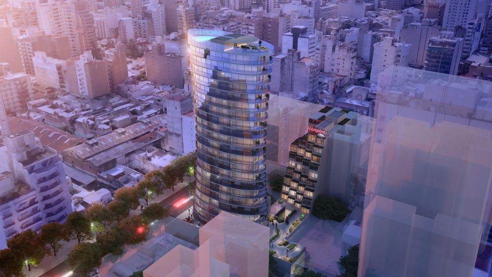 El hotel de Rosario tendrá cien habitaciones