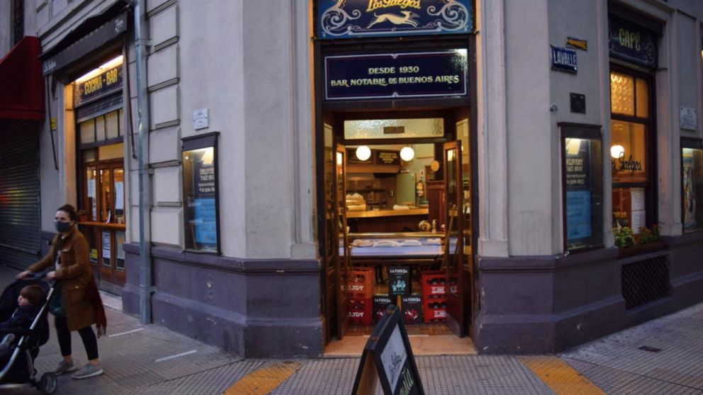El bar porteño Los Galgos, ubicado en Callao y Uruguay