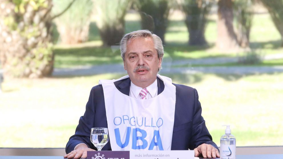 Alberto destacó el nivel internacional de la UBA