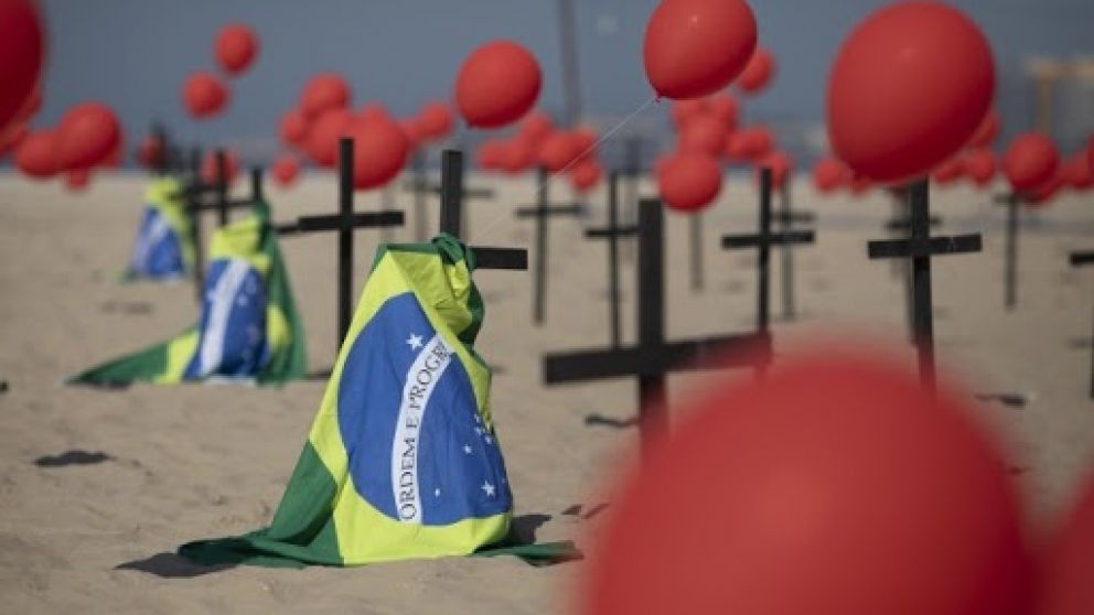 Coronavirus en Brasil: sigue superando cifras de fallecidos