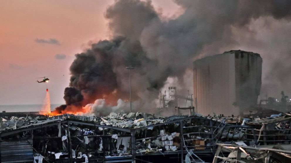 Sigue la búsqueda de personas desaparecidas en el medio de la explosión de Beirut