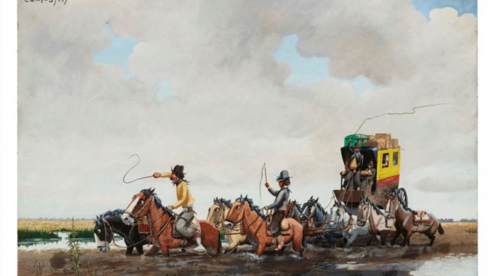 Subastan online una obra de Florencio Molina Campos en Christie's