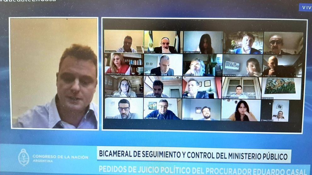 La Bicameral del Ministerio Público Fiscal analiza la situación del procurador Casal