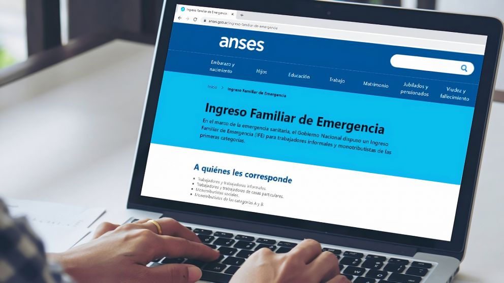 Las fechas de pago del Ingreso Familiar de Emergencia se pueden consultar desde el sitio de Anses