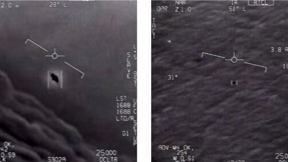 La Marina de Estados Unidos publicó oficialmente en junio videos que muestran objetos no identificados