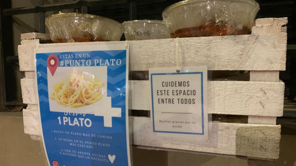 Así lucen los Punto Plato donde se puede dejar comida las 24 horas, los siete días de la semana