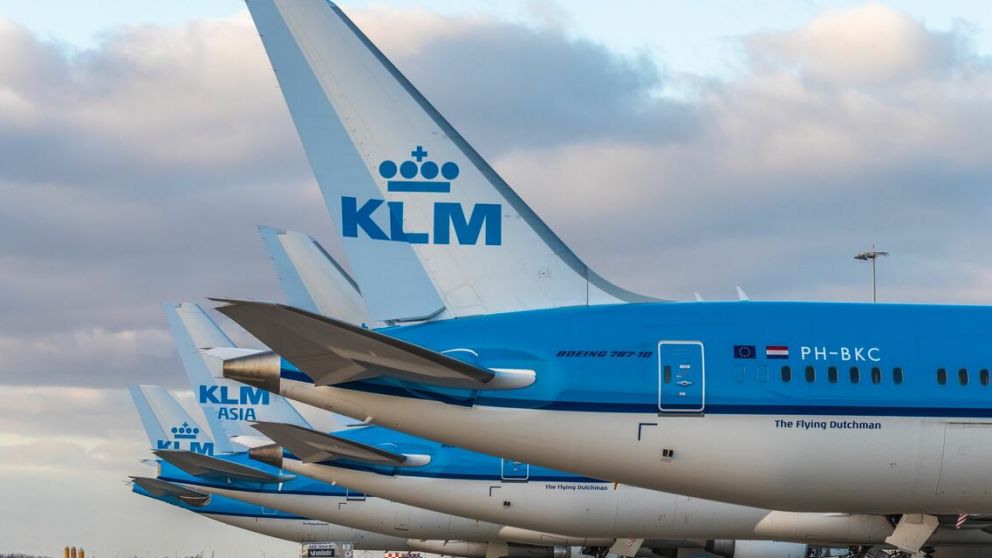KLM recibe ayuda estatal por USD3.860 millones