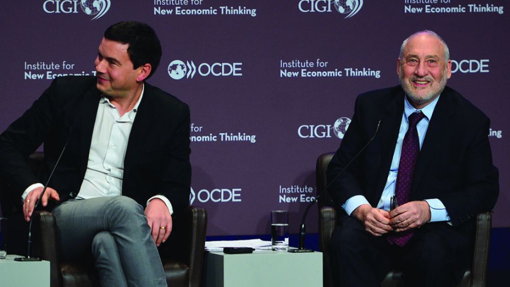 Thomas Piketty y el Nobel Joseph Stiglitz