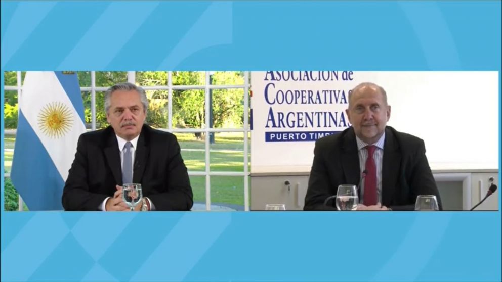Alberto Fernández alentó a las cooperativas a "no bajar los brazos"