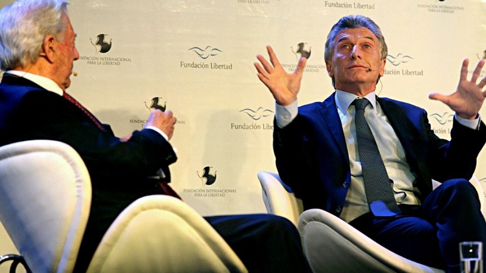 Mauricio Macri compartió entrevistas con Mario Vargas Llosa