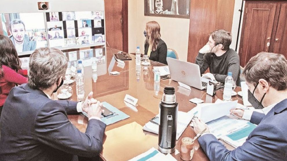 Kicillof y su equipo económico destacaron el trabajo con Nación