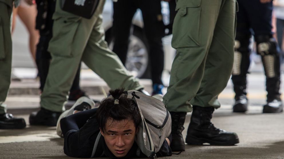 Una decena de arrestos por la Ley de Seguridad Nacional en Hong Kong