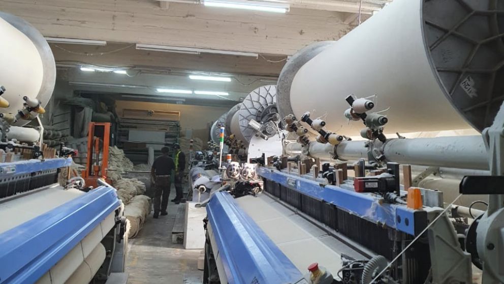 La fábrica pasó de hacer toallas a barbijos