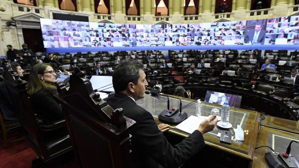 El oficialismo y la oposición negocian la prórroga del protocolo de sesiones virtuales en Diputados