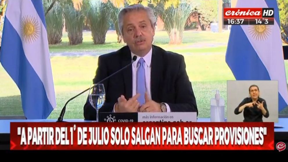 Alberto Fernández: "La economía se va a deteriorar, pero se va a recuperar"
