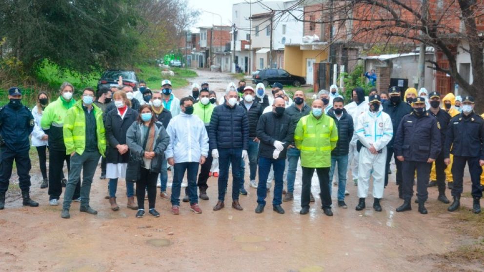 El barrio Cabezas había tenido un brote de 65 casos de coronavirus