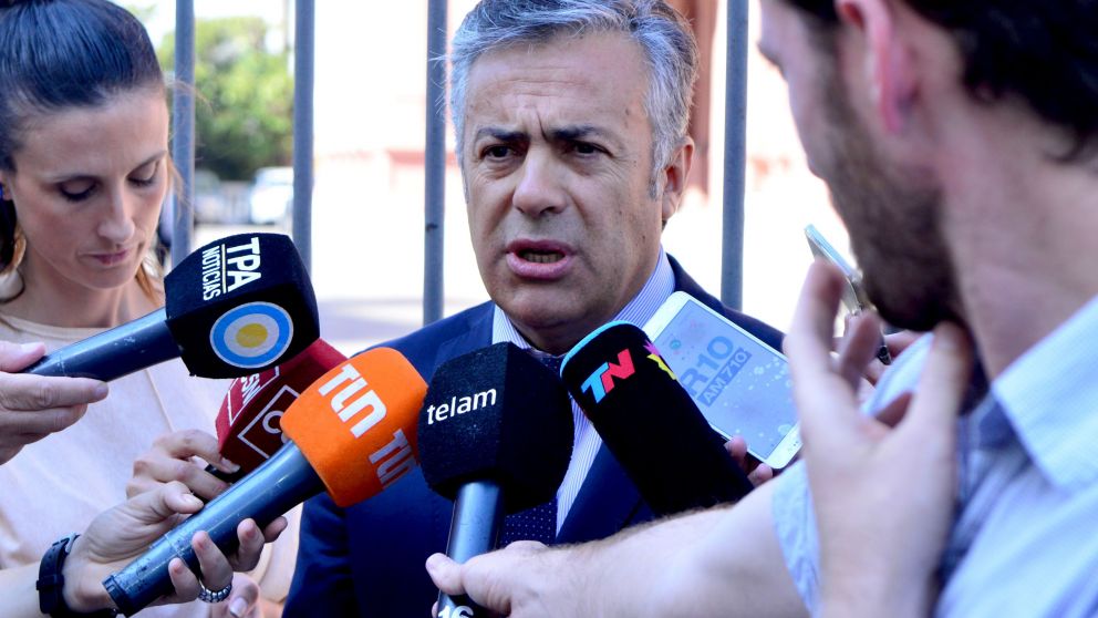 Cornejo advirtió que la división se acentuó