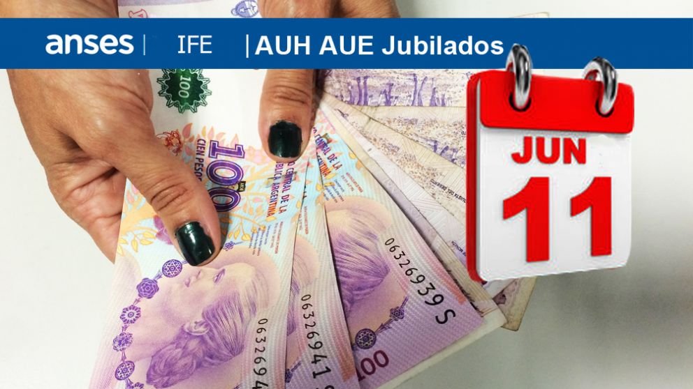 IFE AUH y Jubilados: qui�nes cobran este jueves 11 de junio