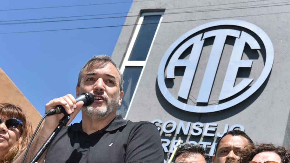 Rodolfo Aguiar, secretario general de ATE.