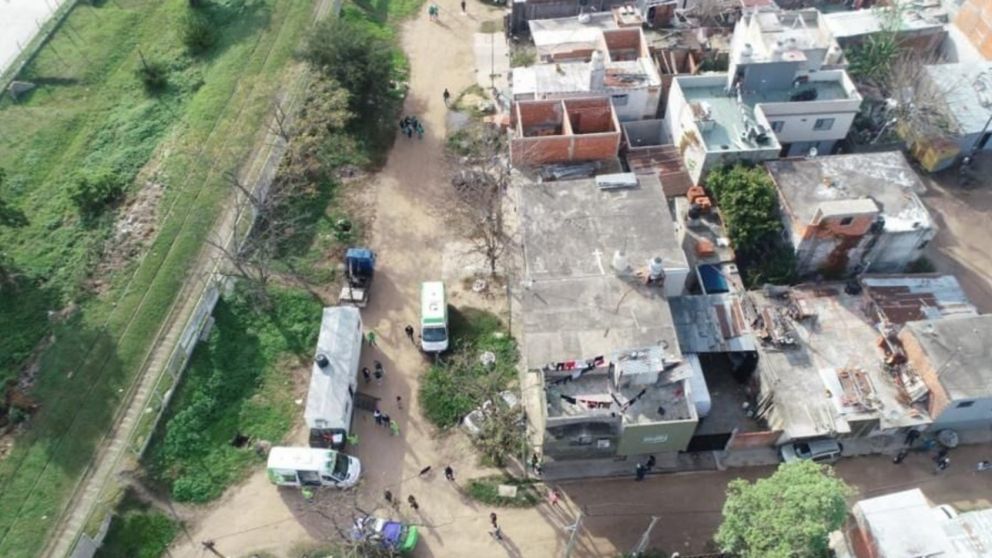 El barrio visto desde arriba