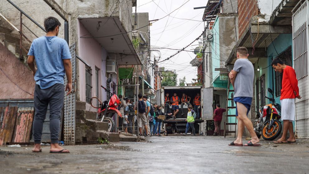 El barrio es uno de los más afectados por la pandemia