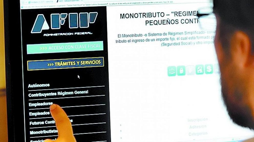 La Afip suspende las bajas de los monotributos por falta de pago