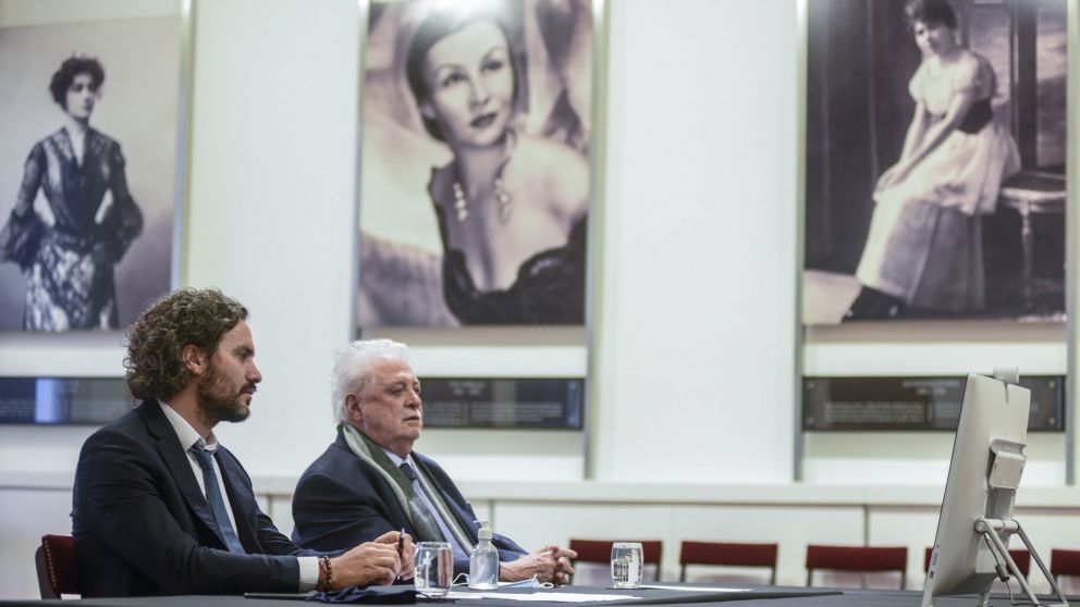 Santiago Cafiero y Gin�s Gonz�lez Garcia presentaro la telemedicina