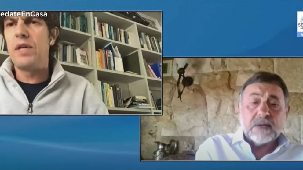 La pelea virtual entre Lousteau y Caserio dur� unos minutos