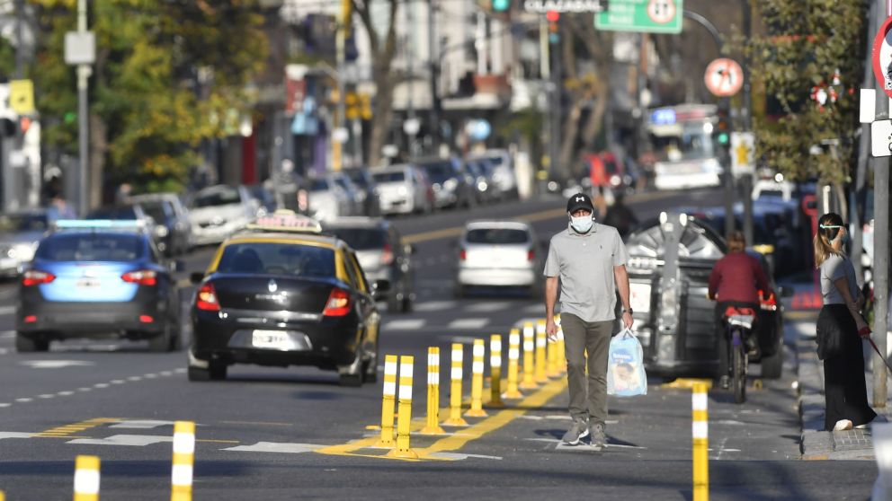 Los nuevos espacios para peatones, habilitados en avenidas