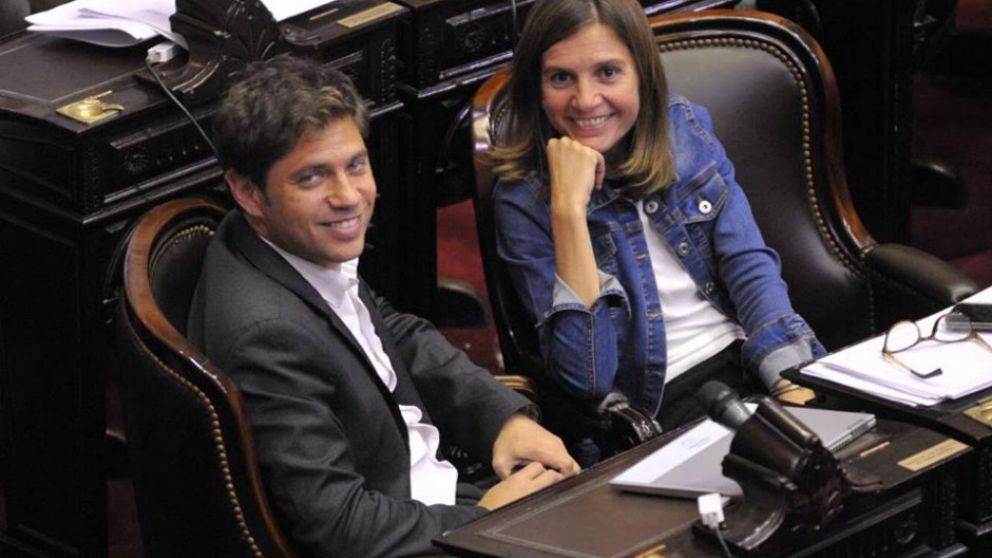 Con Axel Kicillof cuando los dos eran diputados