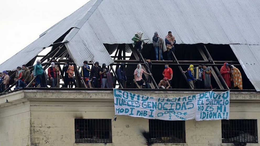 El motín que se produjo en la cárcel de Devoto la semana pasada fue uno de los disparadores de la protesta