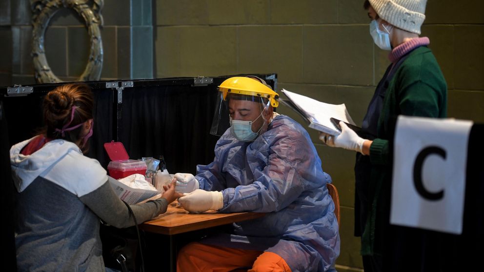 En Retiro se realizaron pruebas a 431 voluntarios