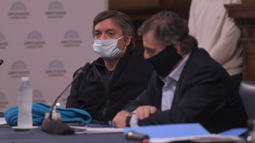 Kirchner y Negri, durante la reunión de Labor Legislativa
