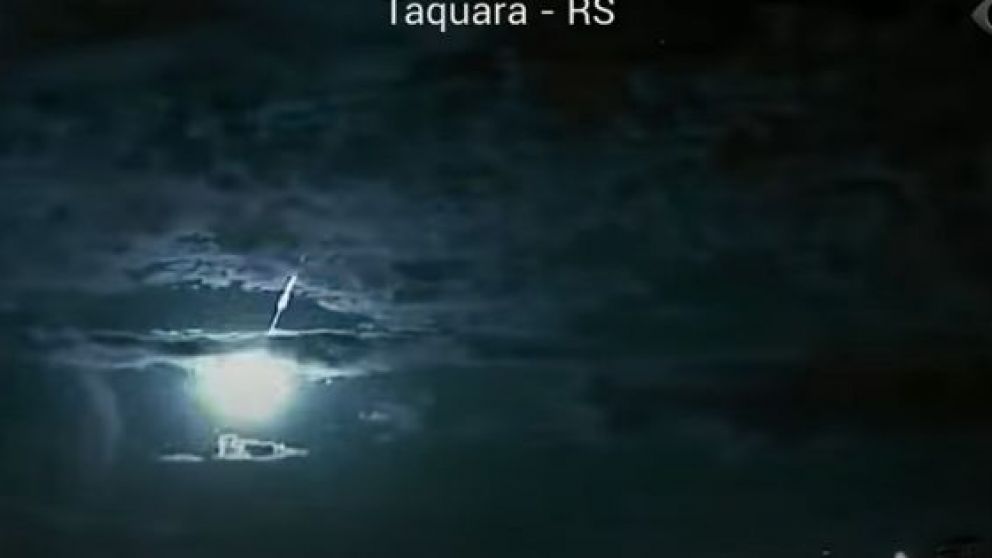 Impactantes imágenes del meteorito que impactó en Brasil