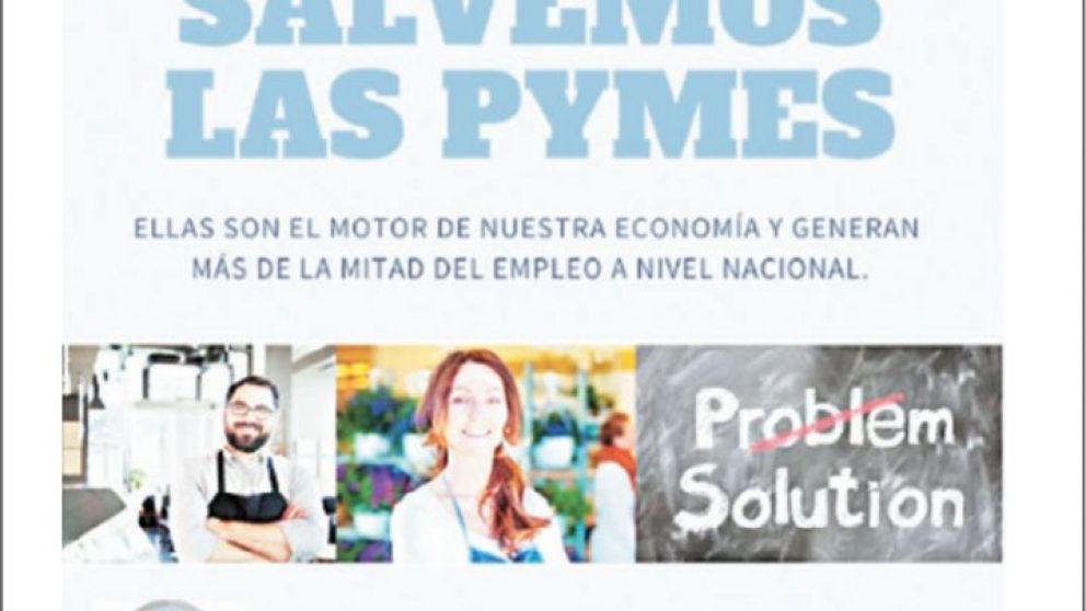 El afiche promocional para convocar a las empresas 